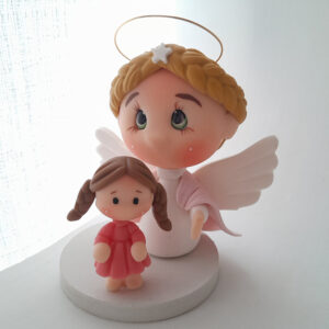 Santo Anjo da Guarda com menina