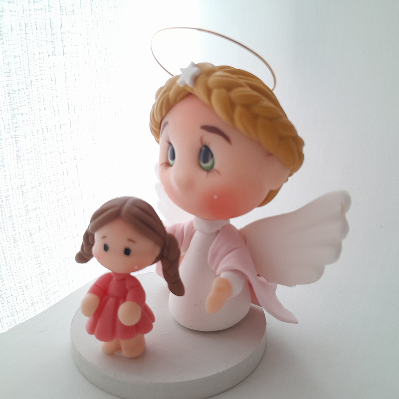Santo Anjo da Guarda com menina - Imagem 5