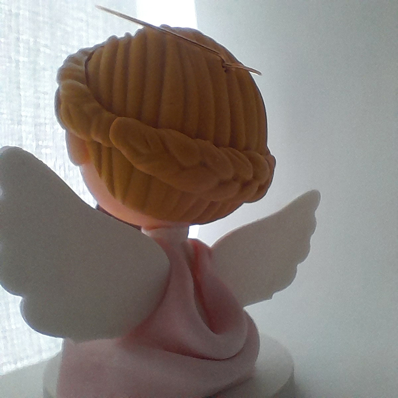 Santo Anjo da Guarda com menina - Imagem 3