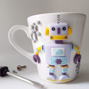 Caneca Decorada Robô