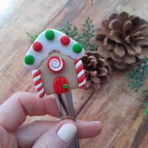 Colher de sobremesa decorada