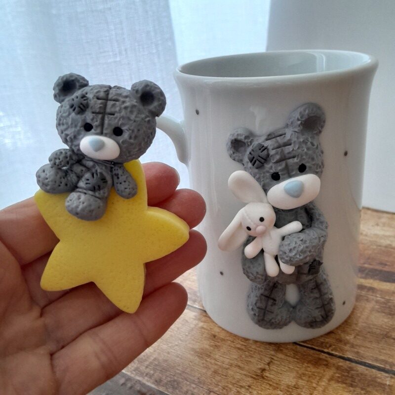 Kit caneca decorada e colher de sobremesa - Imagem 4