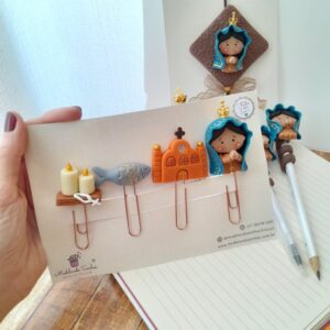Clips decorados - Nossa Senhora Aparecida