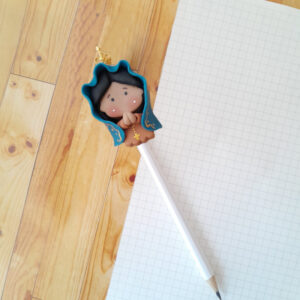 Lápis decorado - Nossa Senhora Aparecida