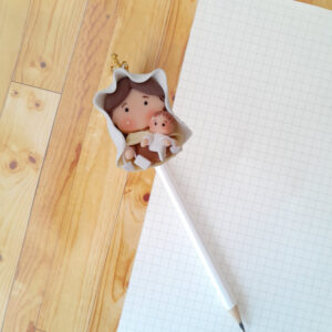 Lápis decorado - Nossa Senhora do Carmo