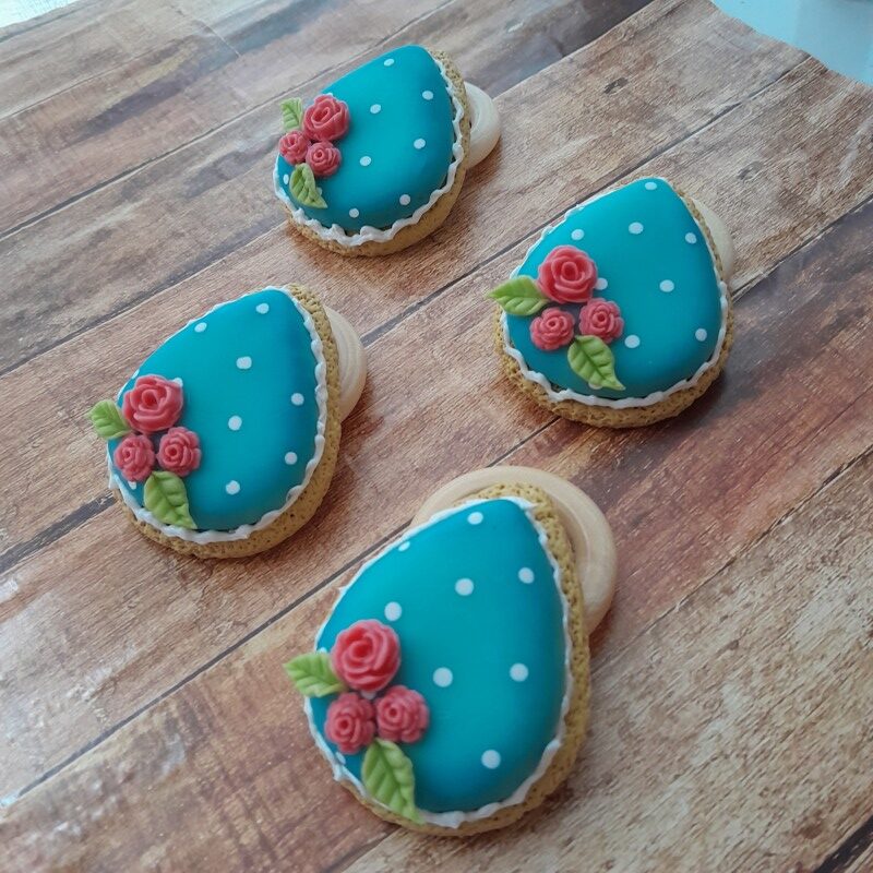 Porta-guardanapo (ovo azul)