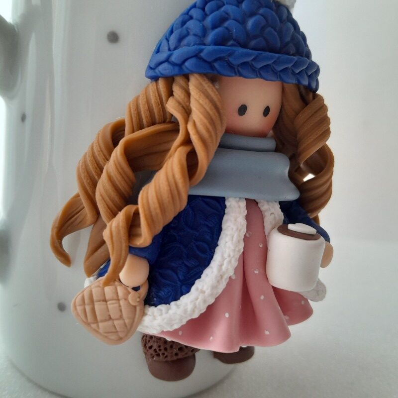 Kit caneca decorada e colher de sobremesa - Imagem 5