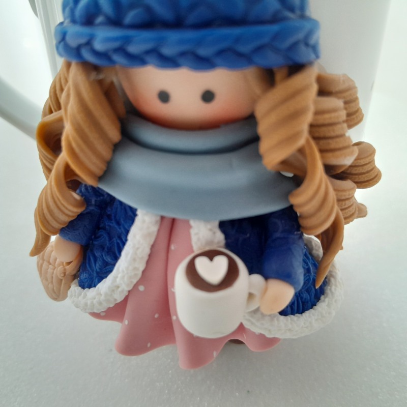 Kit caneca decorada e colher de sobremesa - Imagem 9