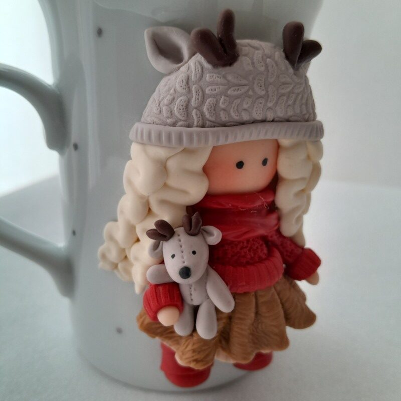 Kit caneca decorada e colher de sobremesa - Imagem 5