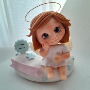 Anjo na Nuvem - Nascimento ou Batismo (menina)