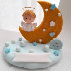 Anjo na Lua - Nascimento ou Batismo (menino)