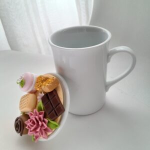 Caneca com Tampa Decorada